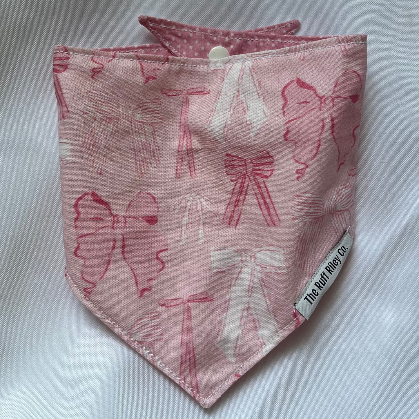 Pretty Pink Bow Bandana