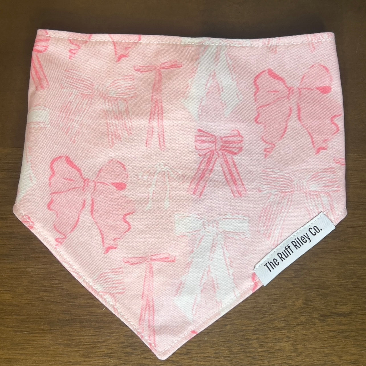 Pretty Pink Bow Bandana