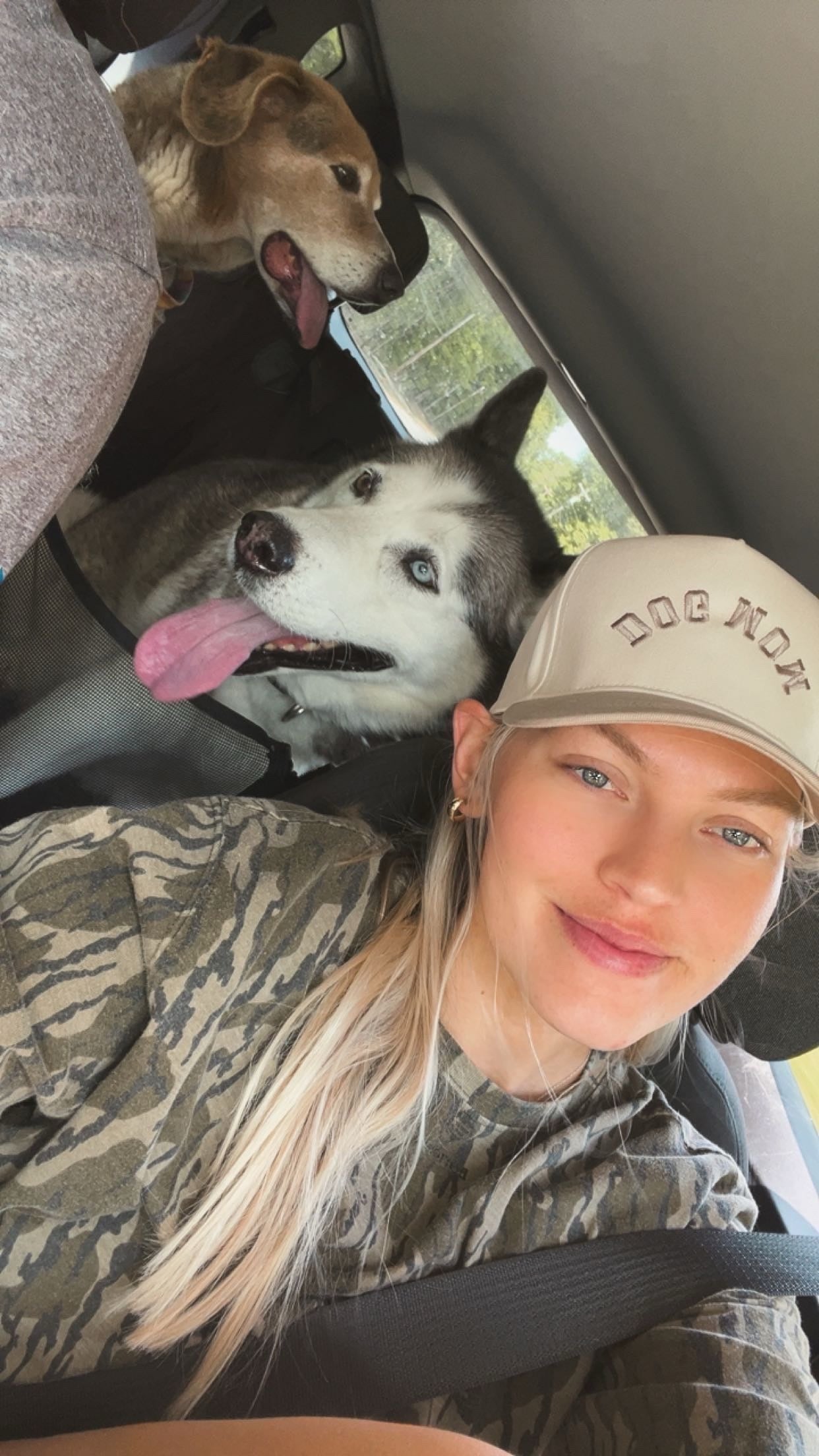 Dog Mom Upside Down