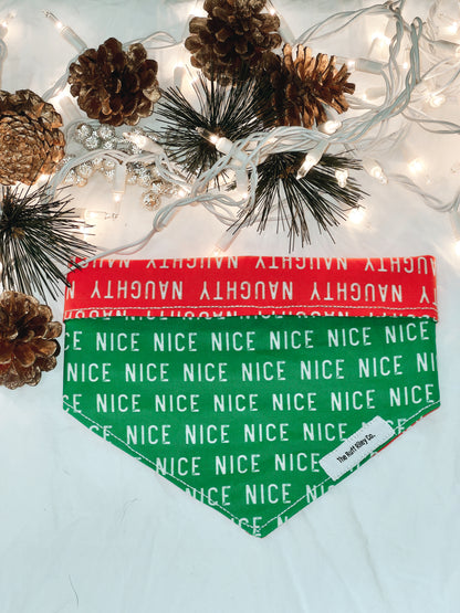 Naughty or Nice Bandana