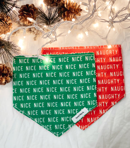 Naughty or Nice Bandana