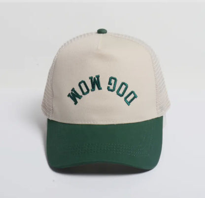 Green Trucker Dog Mom Hat