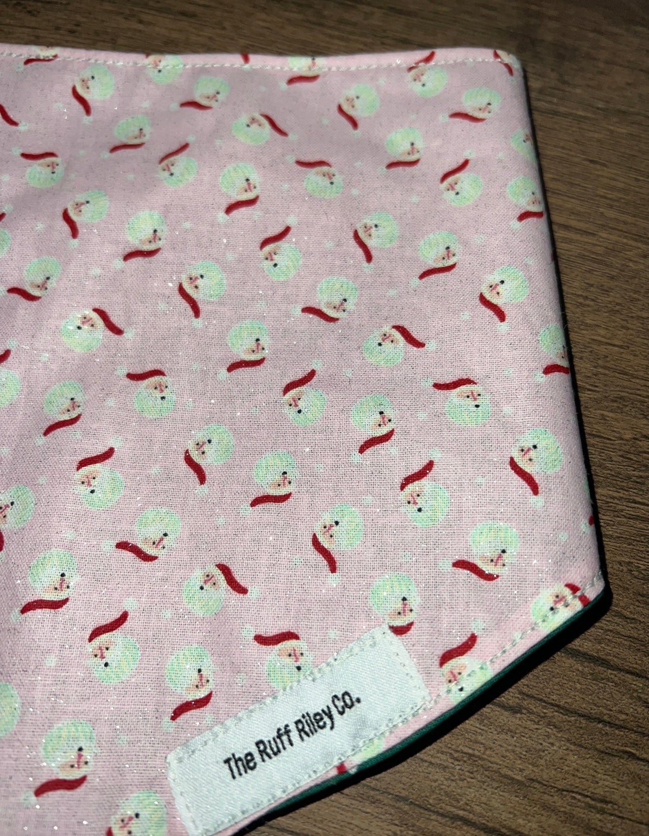 Glitter Santa Bandana