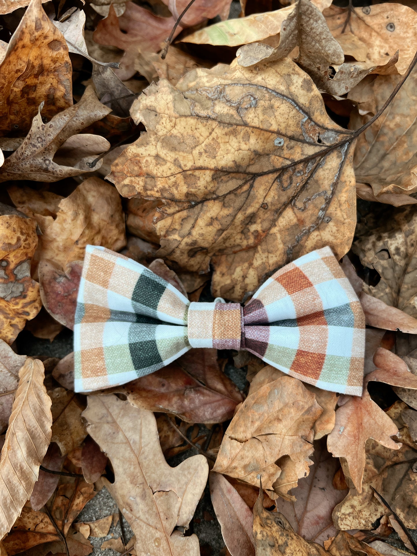 Thanksgiving Plaid Bow tie