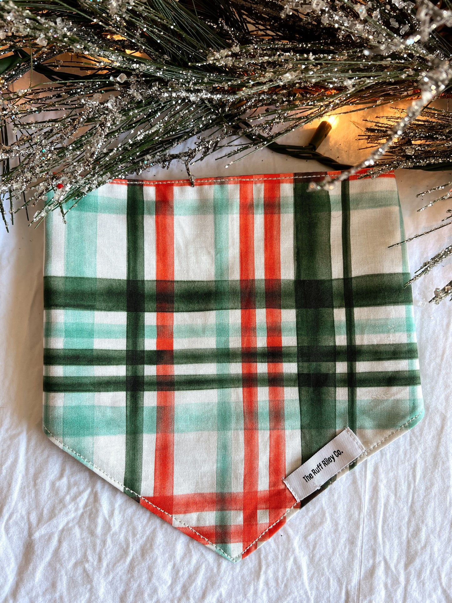 Christmas Plaid Bandana